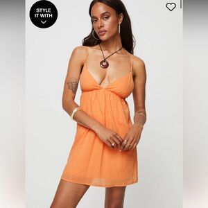 Princess Polly Koko Mini Dress Orange
